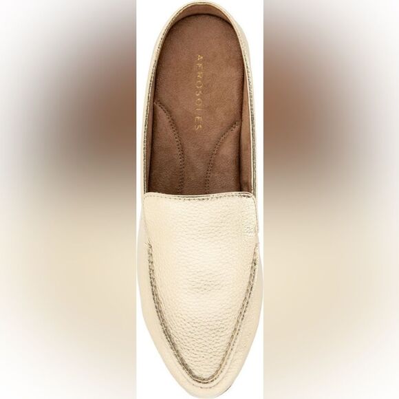Aerosoles Enright Moc Toe Mule gold Women size 8.5 W NWT in box - Picture 5 of 13